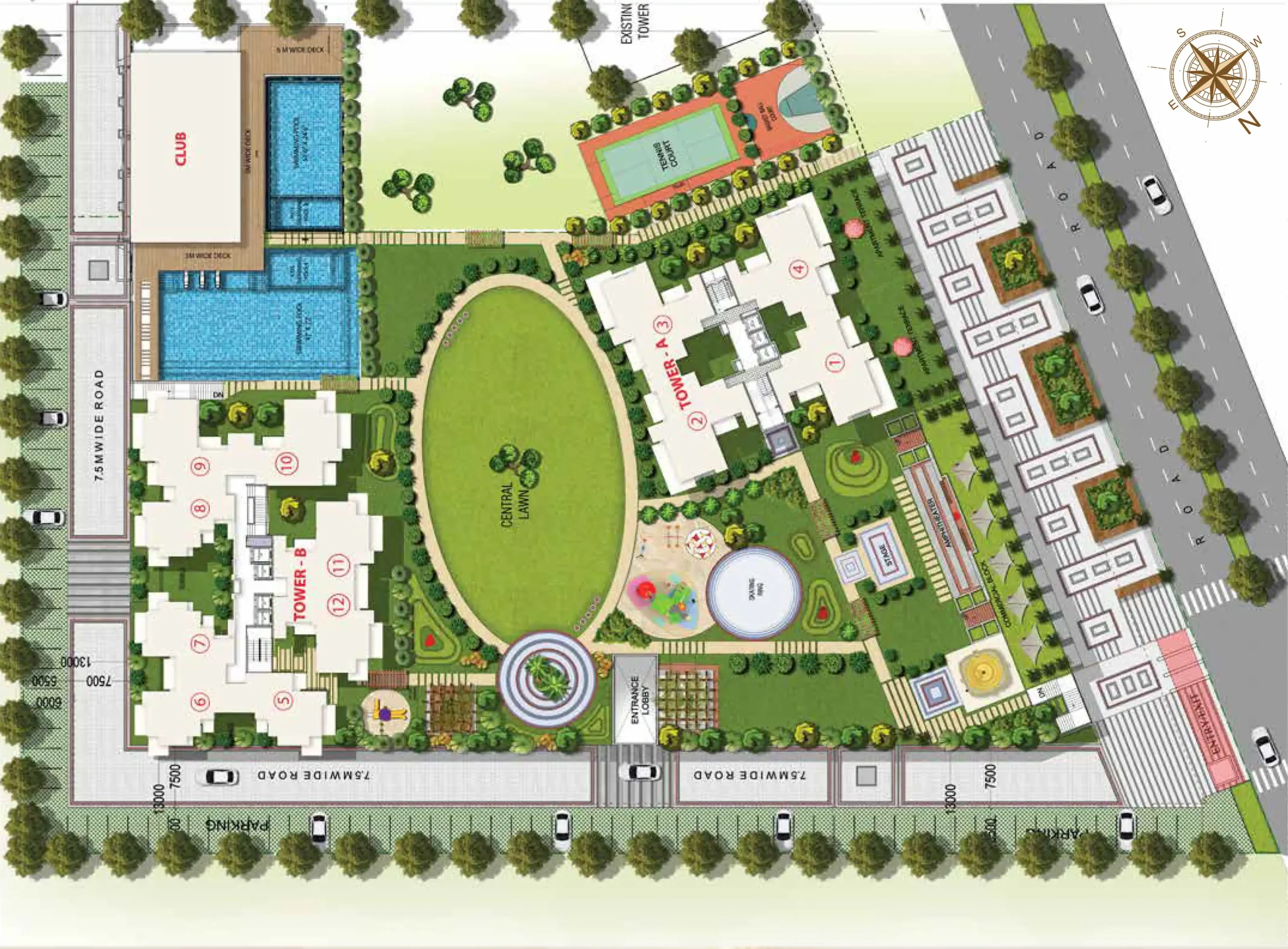 Heritage Skyward Site Layout