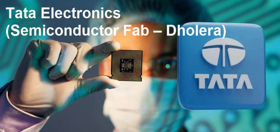 Tata Electronics (Semiconductor Fab – Dholera)
