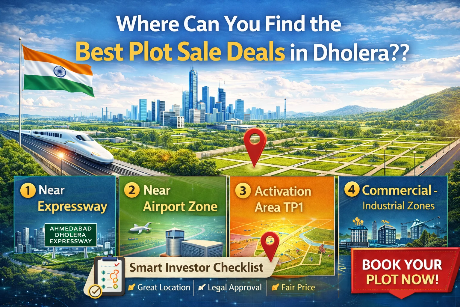 Where Can You Find the Best Plot Sale Deals in Dholera?